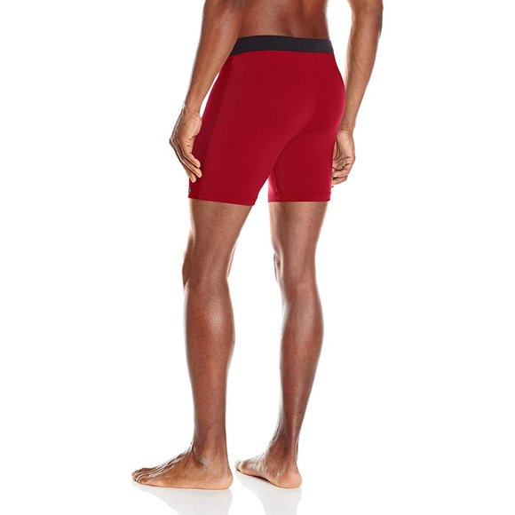 Sauvage Men's Banded Contour Short, Maroon - Picture 2 of 2